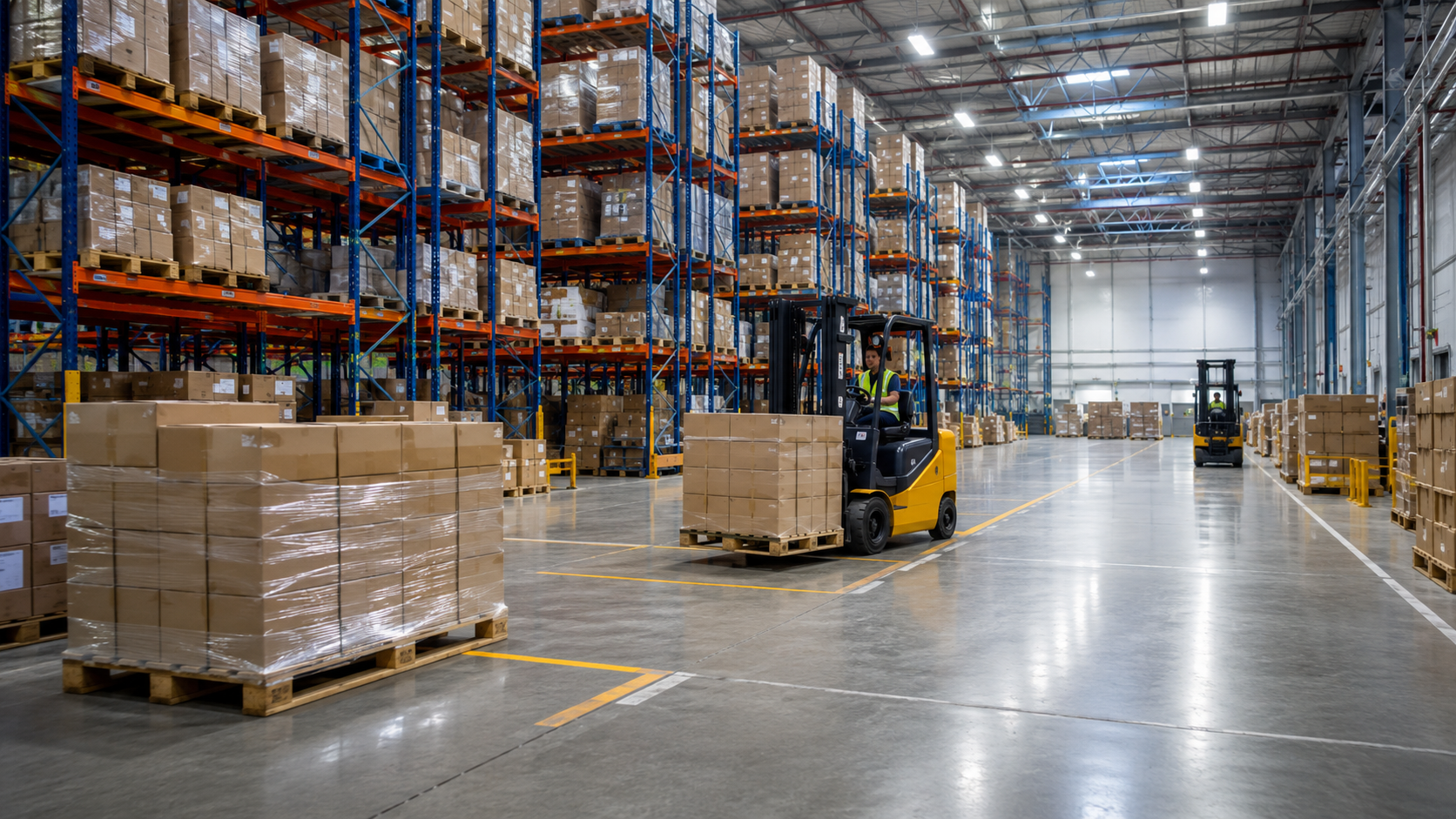 Warehouse logistics workspace